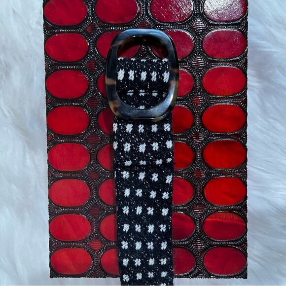 NEW J. Crew Wool Tie Belt 1” Thin Adjustable Waist Belt S/M Charcoal + Grey NWOT - Picture 11 of 16